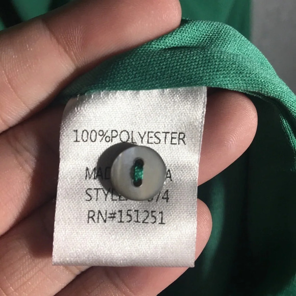 Womens Jodifl Dress Formal Emerald Green Ruffles Feminine Wedding Spring Summer - Picture 4 of 8